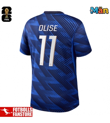Frankrike Michael Olise #11 Hemmatröja VM 2026 Kortärmad